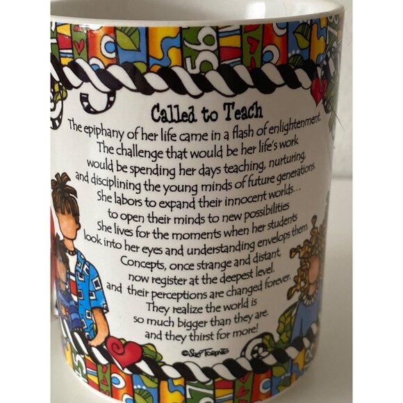 Enesco Suzy Toronto Called To Teach Coffee Mug 12oz Teacher Gift - Picture 6 of 12